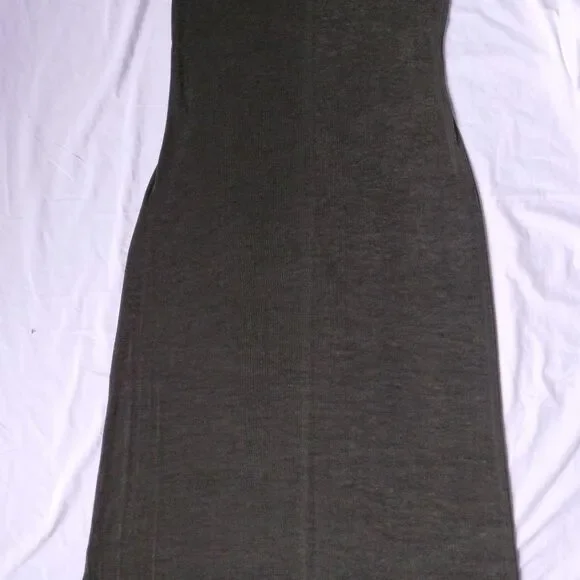 Vintage Coldwater Creek Acetate Blend Stretch Maxi Dress Green Womens Medium - Picture 6 of 13